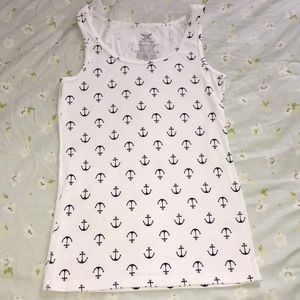 ANCHOR PRINT TANK TOP
